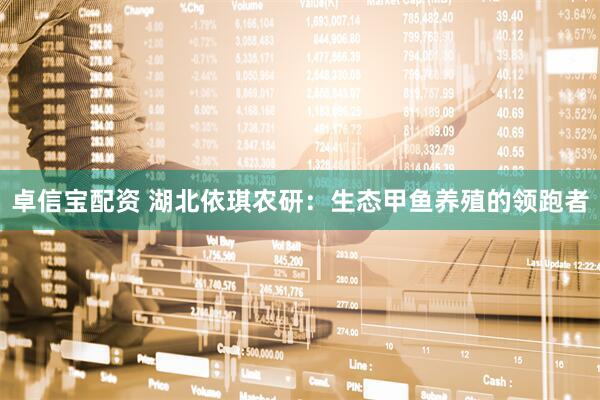 卓信宝配资 湖北依琪农研：生态甲鱼养殖的领跑者