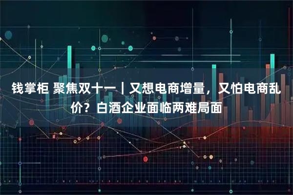 钱掌柜 聚焦双十一｜又想电商增量，又怕电商乱价？白酒企业面临两难局面