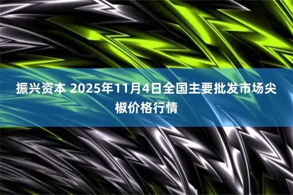 振兴资本 2025年11月4日全国主要批发市场尖椒价格行情
