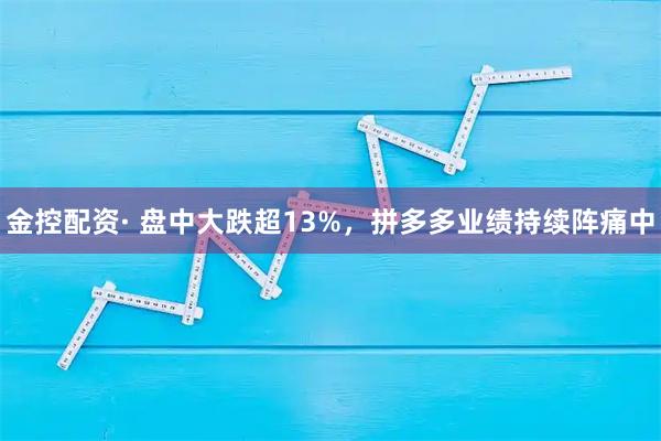 金控配资· 盘中大跌超13%,拼多多业绩持续阵痛中